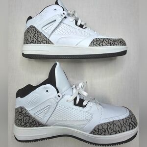 Phat Farm White and Black Patterned Sneakers Mens Size 13